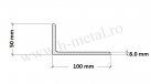 Cornier zincat 100x50x8 mm 2